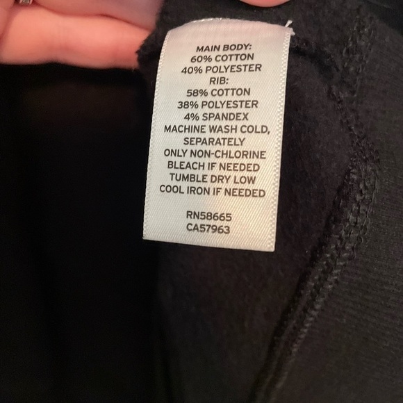 CASLON black long black sweatshirt - Picture 8 of 8
